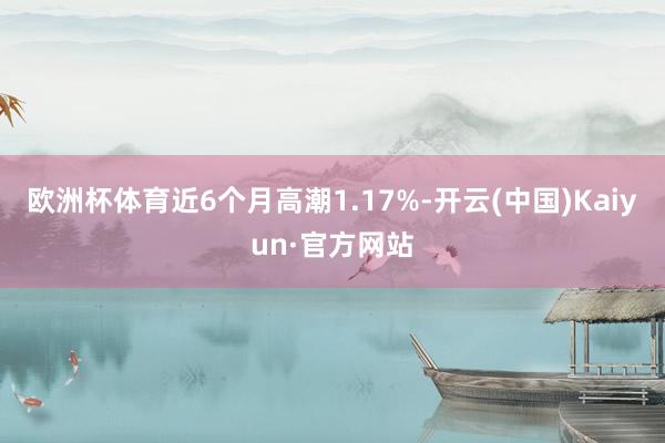 欧洲杯体育近6个月高潮1.17%-开云(中国)Kaiyun·官方网站