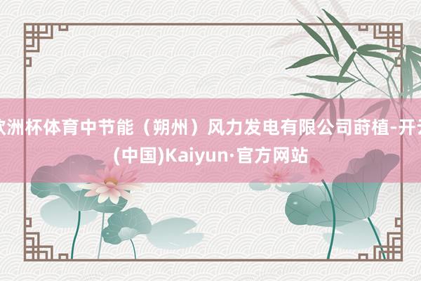 欧洲杯体育中节能（朔州）风力发电有限公司莳植-开云(中国)Kaiyun·官方网站