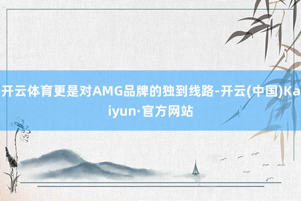 开云体育更是对AMG品牌的独到线路-开云(中国)Kaiyun·官方网站