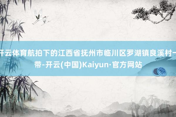 开云体育航拍下的江西省抚州市临川区罗湖镇良溪村一带-开云(中国)Kaiyun·官方网站