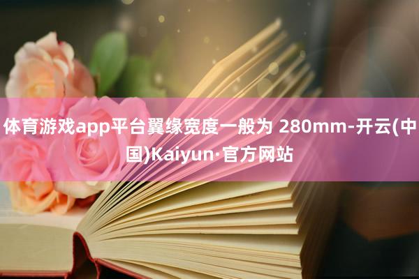 体育游戏app平台翼缘宽度一般为 280mm-开云(中国)Kaiyun·官方网站
