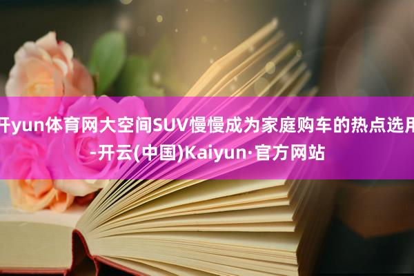 开yun体育网大空间SUV慢慢成为家庭购车的热点选用-开云(中国)Kaiyun·官方网站
