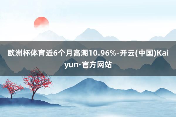 欧洲杯体育近6个月高潮10.96%-开云(中国)Kaiyun·官方网站