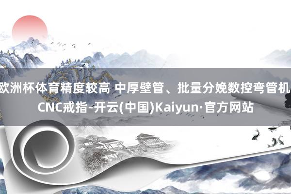 欧洲杯体育精度较高 中厚壁管、批量分娩数控弯管机 CNC戒指-开云(中国)Kaiyun·官方网站
